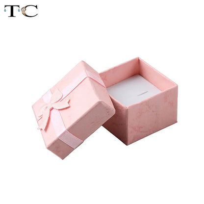 Jewelry Organizer Storage Gift Box Necklace Earrings Ring Box Paper Jewellry Packaging Container