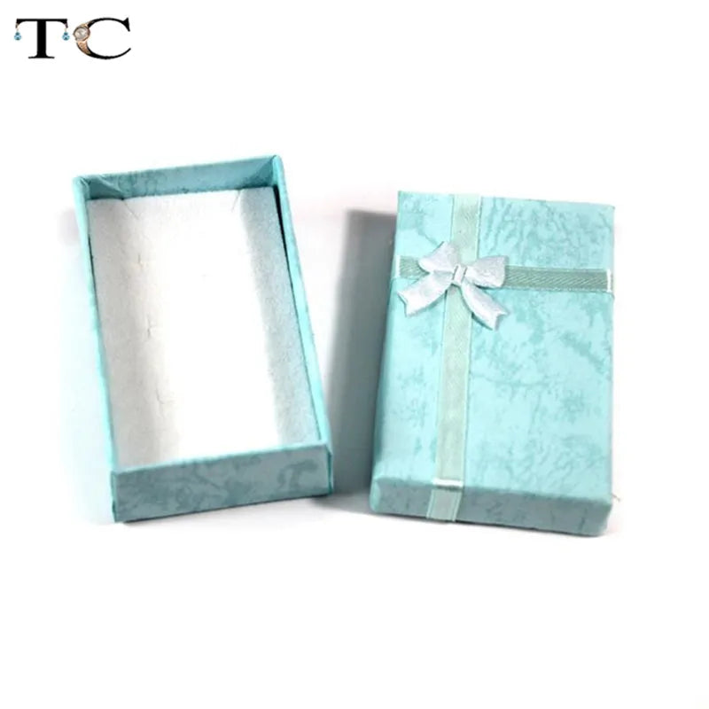 Jewelry Organizer Storage Gift Box Necklace Earrings Ring Box Paper Jewellry Packaging Container