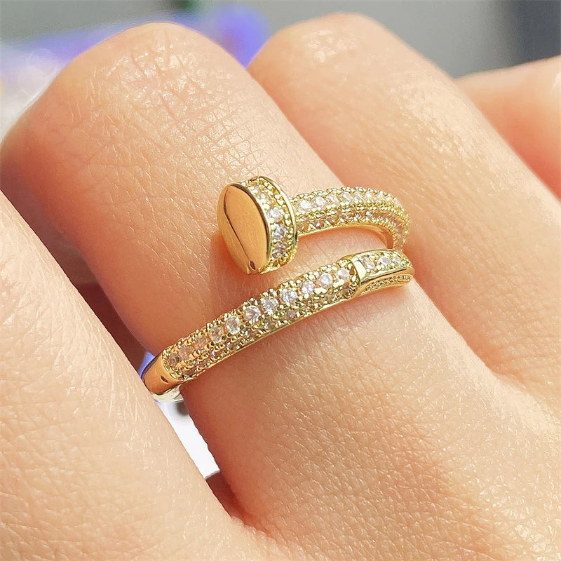 UILZ Bague réglable pour femme